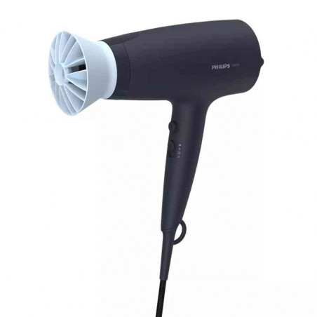 Uscator de Par Philips BHD360-20 2100W Accesoriu Thermo Protect Ingrijire cu Ioni 6 Setari de Viteza-Temperatura Albastru Philip