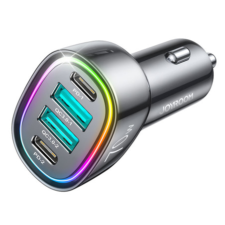 Încărcător auto Joyroom 70W cu 4 porturi: 2 x USB C, 2 x USB negru (JR-CL29) Joyroom - 1