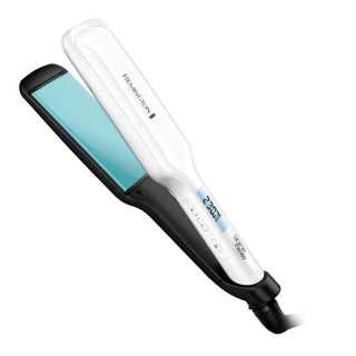 Placa de indreptat parul Remington Shine Therapy S8550 Placi late Invelis ceramic cu Ulei de Argan si Vitamina E 150-235ºC Alb R