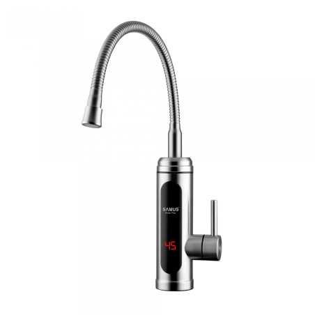 Robinet electric Samus Water Flex 3000W Presiune apa 0.004 - 0.6 MPa Temperatura 30 - 60°C Grad de protectie IPX 4 Inox Samus - 
