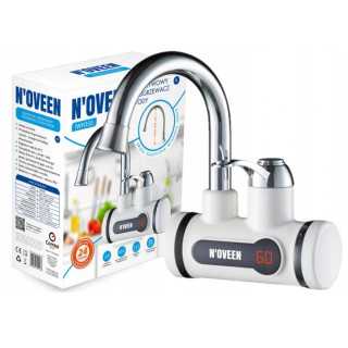 Robinet electric pentru incalzit apa Noveen IWH350 3600W instant apa calda pe perete 2 duze Alb Noveen - 1