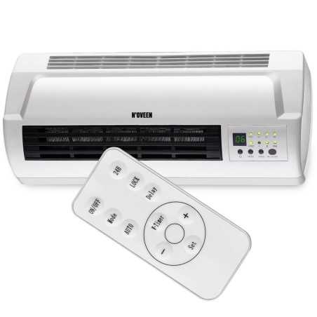 Aeroterma de perete Noveen HC1500 2000W Afisaj LED Termostat Element de incalzire PTC Alb Noveen - 1