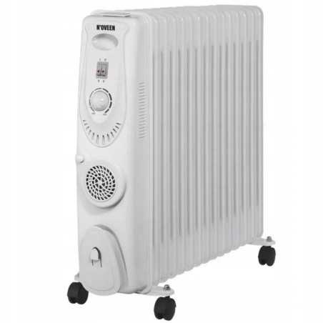 Calorifer electric Noveen OH1501 Ventilator Turbo 3400W 15 elementi cu ulei 3 trepte de putere Alb Noveen - 1