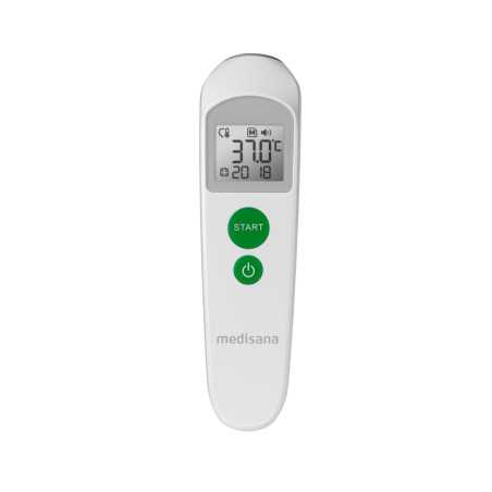 Termometru cu infrarosu Medisana TM 760 76121 Display LCD Alarma vizuala si acustica Alb Gri Medisana - 1