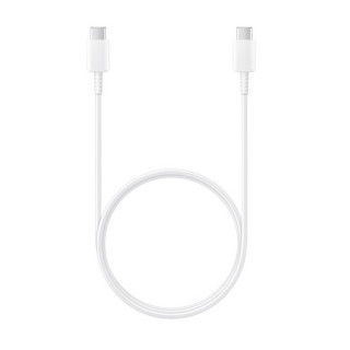 Cablu de Date Type-C la Type-C, 480Mbps, 2.1A, 1m - Samsung (EP-DA905BWE) - White (Bulk Packing) Samsung - 1