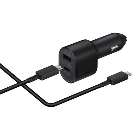 Incarcator Auto 60W + Cablu Type-C, 5A, 1m - Samsung (EP-L5300XBEGWW) - Black (Blister Packing) Samsung - 1
