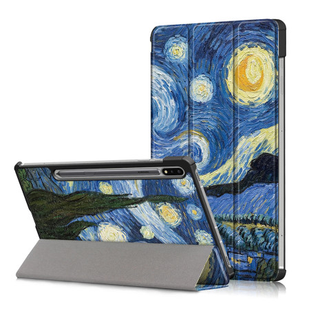 Husa pentru Samsung Galaxy Tab S8 Ultra / S9 Ultra - Techsuit FoldPro - Starry Night Techsuit - 1