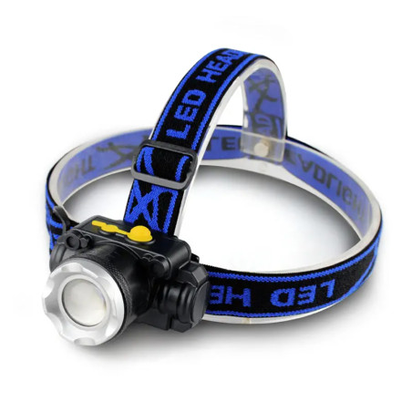 Lanterna Cap cu LED T6 - Techsuit (HL-A-05) - Black Techsuit - 1