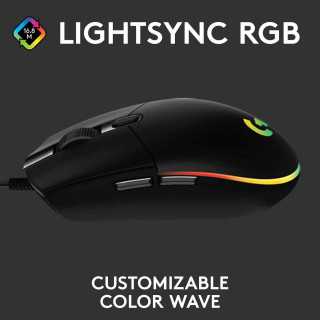 Mouse gaming Logitech G203 Iluminare RGB LightSync Negru Logitech - 1
