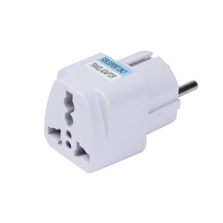Adaptor pentru Priza, EU, UK, AUS, US - Techsuit (C524) - White Techsuit - 1