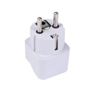 Adaptor pentru Priza, EU, UK, AUS, US - Techsuit (C524) - White Techsuit - 3