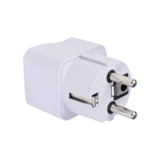 Adaptor pentru Priza, EU, UK, AUS, US - Techsuit (C524) - White Techsuit - 4