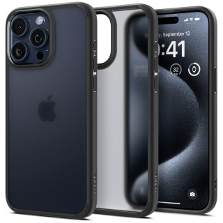 Husa pentru iPhone 15 Pro - Spigen Ultra Hybrid - Frost Black Spigen - 1