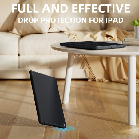 Husa pentru iPad 10.2 (2019 2020 2021) Techsuit Flex Trifold Black Techsuit - 1