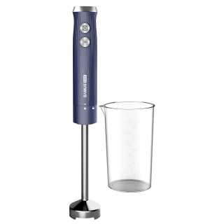 Blender Samus SB800 Blue 800W Turatie reglabila Functie Pulse Pahar 600ml Lama si ax Blender din inox Picior inox Albastru Samus