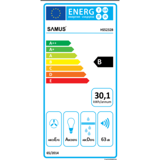 Hota incorporabila Samus HS5232B 1 motor Negru Samus - 2