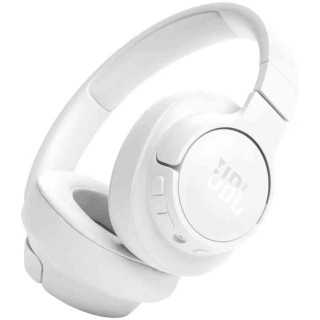 Casti audio wireless over-ear JBL Tune 720BT JBL Pure Bass Sound Bluetooth v5.3 Conexiune multi-point Asistent vocal Alb JBL - 1