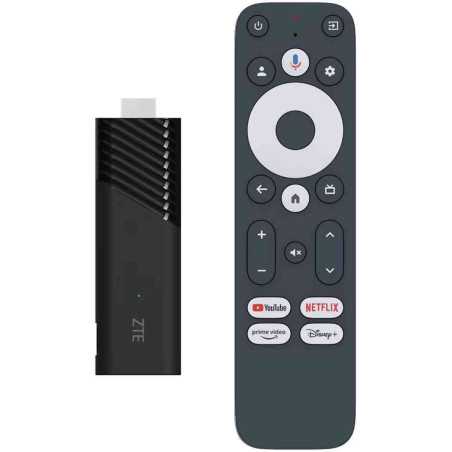 Mediaplayer ZTE Stick ZXV10 B866W11K 4K Ultra HD Google TV Chromecast Wi-Fi HDMI 32GB Negru ZTE - 1