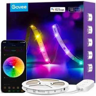 Banda LED inteligenta Govee RGBIC H618A Wi-Fi Bluetooth Sincronizare muzica 5m compatibil Google Assistant & Alexa Govee - 1
