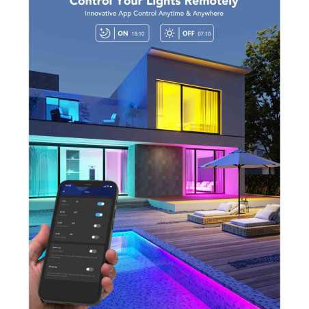 Bec inteligent Govee H60093C1 Smart Wifi&BLE Light Bulb 1200lm 12W Wi-Fi App Control Voice Control 2.4GHz Wi-Fi Bluetooth Govee 
