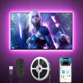 Banda LED Govee TV LED Backlight H61780A1 3m TV 46-60 inch 4 benzi Multicolor Govee - 1