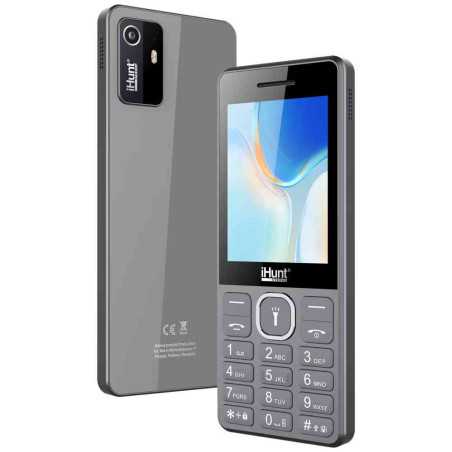 Telefon mobil iHunt i11 2G Dual SIM Bluetooth 2.8inch Camera Foto Radio FM Difuzor 2-in-1 Puternic 1500mAh Silver iHunt - 1