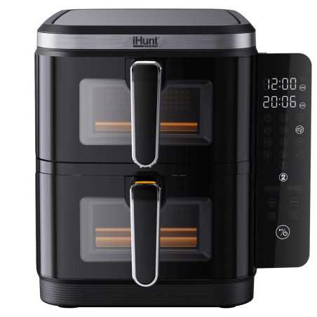 Friteuza cu aer cald iHunt Bro Air Fryer 11L Dual Stack 2800W Timer Temperatură reglabilă Afisaj LED Touchscreen Negru iHunt - 1