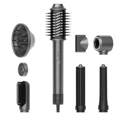 Uscator de par profesional iHunt Femme 7 in 1 Dryer HD4 Pro 1300W 7 Accesorii incluse Functie aer rece Gray Silver iHunt - 9
