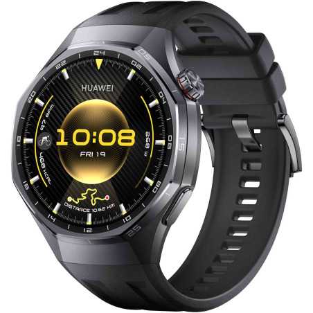 Ceas Smartwatch Huawei Watch GT 6 Pro 46mm Black Titanium Alloy Case Curea Black Fluoroelastomer Huawei - 1