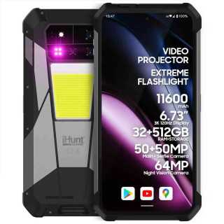 Telefon mobil iHunt Tank 4 Pro 5G Dual SIM 32GB RAM 512GB Black iHunt - 1