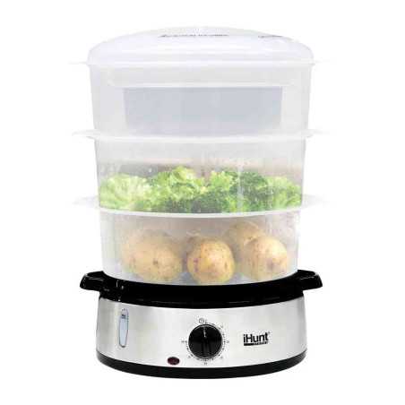 Aparat de gatit cu aburi iHunt Bro Food Steamer XXL 9L 800W Timer 60min Silver iHunt - 1