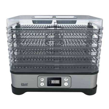 Aparat de deshidratat si uscat alimente iHunt Bro Dehydrator 3 in 1 250W 5 Tavi Termostat Gri iHunt - 1