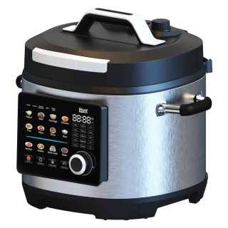 Oala electrica sub presiune iHunt Bro Multicooker 8L Ultra 1300W Afisaj Color Touch 25 de Programe Silver iHunt - 1