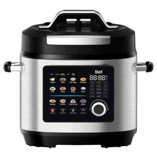 Oala electrica sub presiune iHunt Bro Multicooker 8L Ultra 1300W Afisaj Color Touch 25 de Programe Silver iHunt - 1