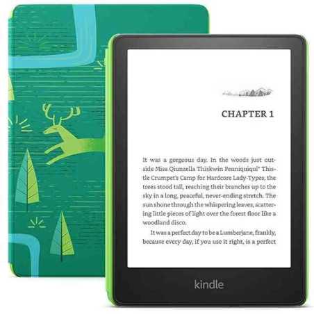 Ebook Reader Amazon Kindle Paperwhite Kids Ecran 6.8 300ppi 16GB WiFi USB Type-C Emerald Forest Verde Amazon - 1