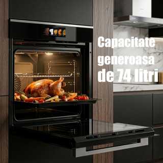 Cuptor electric incorporabil Samus SC634GDT15H 74L Grill Electric 15 functii de gatire Curatare catalitica Ventilator Samus - 1