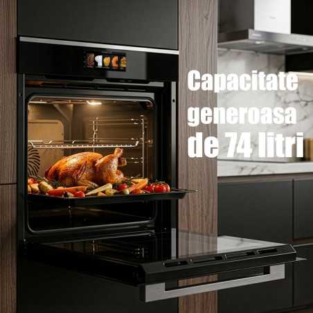 Cuptor electric incorporabil Samus SC634GDT15H 74L Grill Electric 15 functii de gatire Curatare catalitica Ventilator Samus - 1