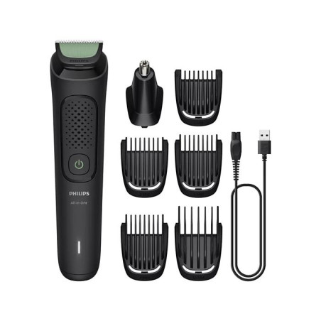 Aparat de tuns barba & parul de pe cap si corp 7in1 PHILIPS All-in-One MG3920/15,trimmer atasabil pentru nas si urechi, piepteni