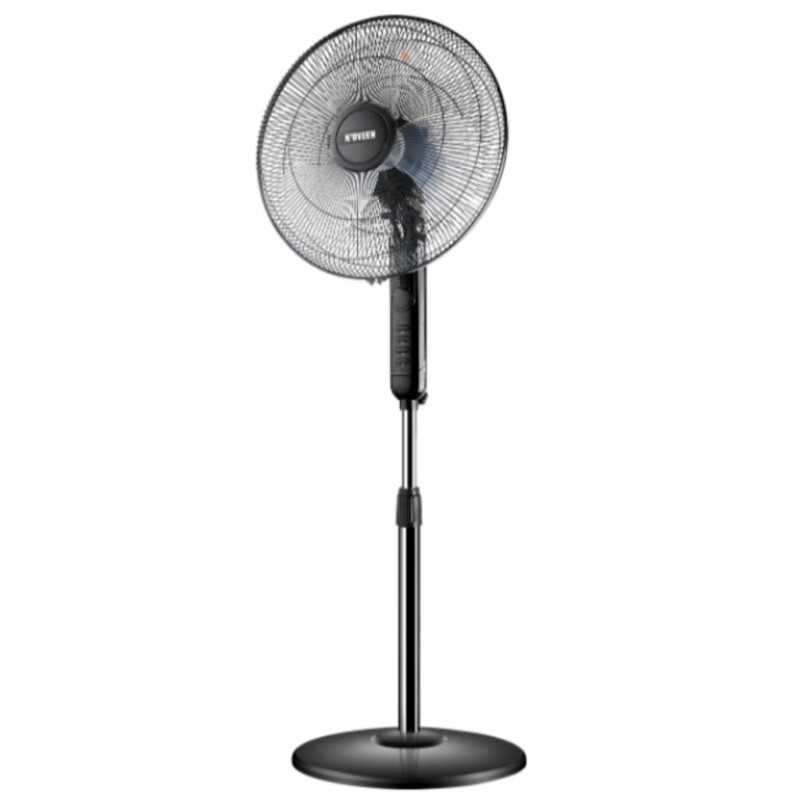 Ventilator de birou Noveen, diametru 40 cm, 45 W, 3 trepte de viteza, reglare pe inaltime, F450 Black Noveen - 1