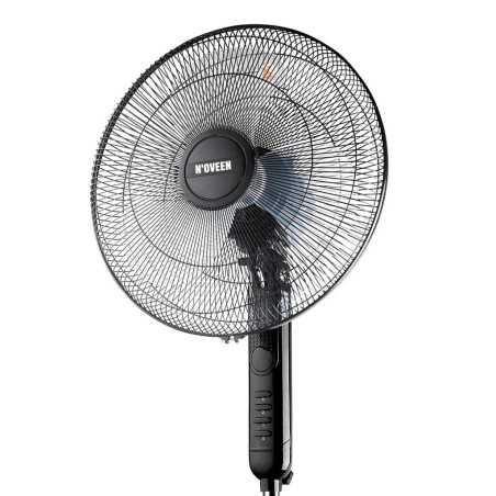 Ventilator de birou Noveen, diametru 40 cm, 45 W, 3 trepte de viteza, reglare pe inaltime, F450 Black Noveen - 1