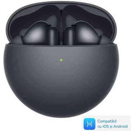 Casti bluetooth in-ear Huawei FreeBuds 7i True Wireless Intelligent Dynamic ANC Autonomie 35h IP54 Negru Huawei - 1