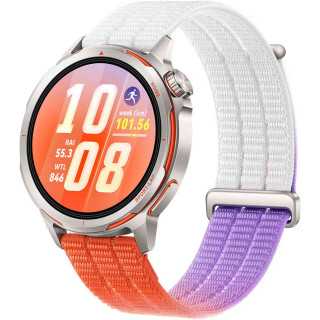 Ceas Smartwatch Huawei Watch GT Runner 2 Dawn Orange Titanium Alloy Case with Gradient Orange AirDry Woven Strap Huawei - 1