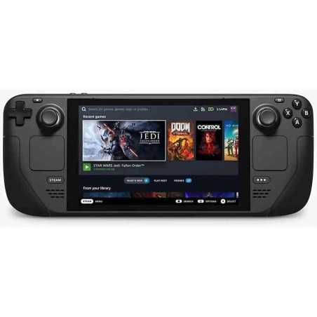 Consola gaming portabila Valve Steam Deck OLED 512GB SSD 16GB RAM 7.4 inches 90Hz 1280 x 800px SteamOS 3.0 Negru - 1