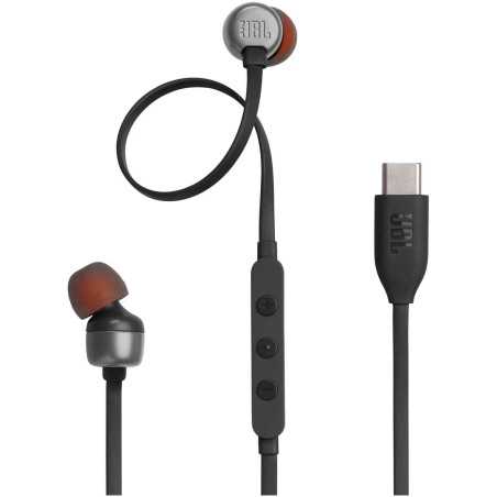 Casti in-ear cu fir JBL Tune 310C Pure Bass Hi-Res USB-C Negru JBL - 2