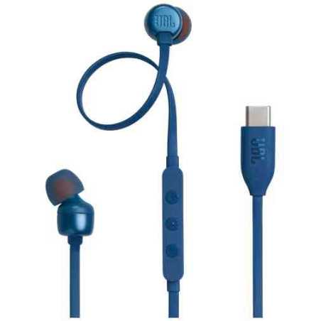 Casti in-ear cu fir JBL Tune 310C Pure Bass Hi-Res USB-C Blue JBL - 1