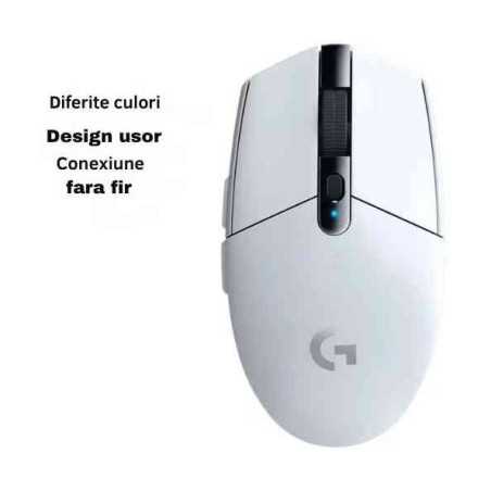 Mouse gaming wireless Logitech G304 LIGHTSPEED HERO Sensor Alb Logitech - 2