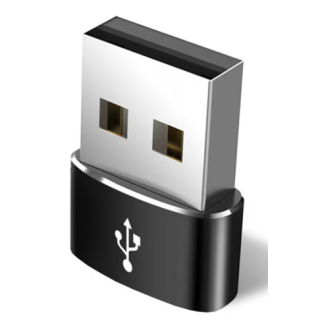 Adaptor Type-C la USB, 3A, Techsuit Adapter, Black Baseus - 1