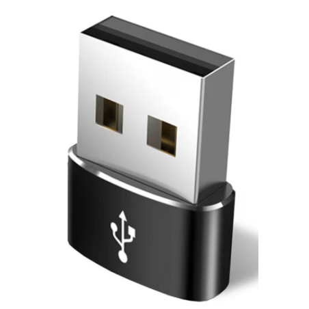 Adaptor Type-C la USB, 3A, Techsuit Adapter, Black Baseus - 1