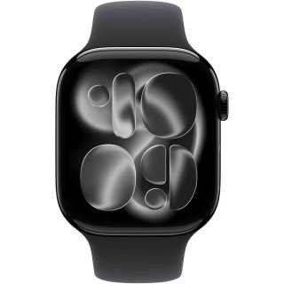 Ceas Smartwatch Apple Watch Series 11 GPS+Cellular 42mm Aluminum Case with Black Sport Band S/M Jet Black Apple - 1