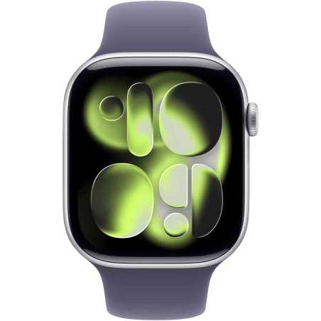 Ceas Smartwatch Apple Watch Series 11 GPS+Cellular 42mm Aluminum Case with Purple Fog Sport Band S/M Silver Apple - 1